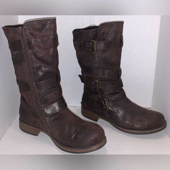Maurices brown zip up boots - Picture 6 of 14